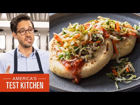 How to Make Cheese Pupusas with Curtido and Salsa