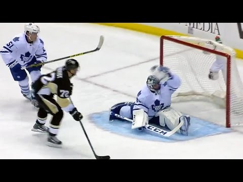 Bernier robs Hornqvist with stellar glove save