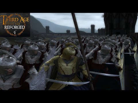 UNITED KINGDOMS OF MEN STORM CARN DUM (Siege Battle) - Third Age: Total War (Reforged)