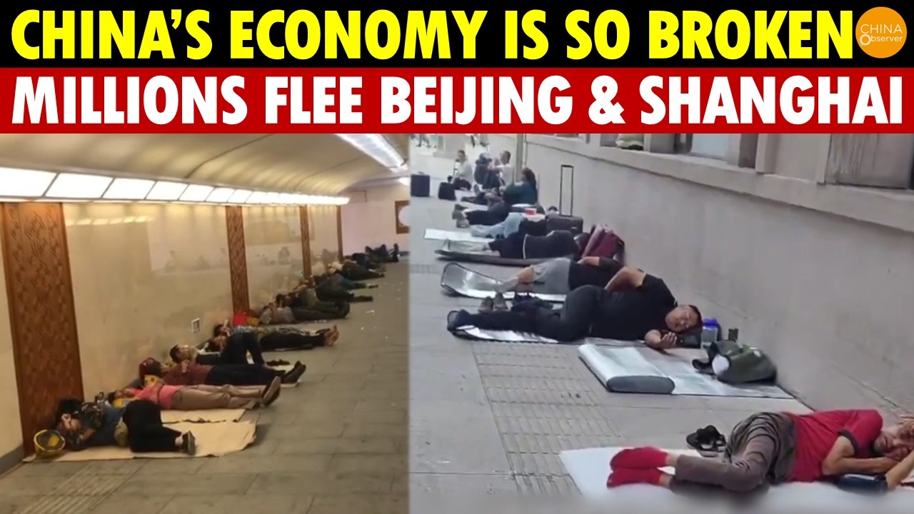 China’s Economy Is So Broken It Can’t Hide: Homeless Fill Beijing, Shanghai Turns Empty