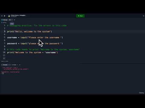 15 Debugging Practice 2 Beginner Printing Text In Python Python Professional Course