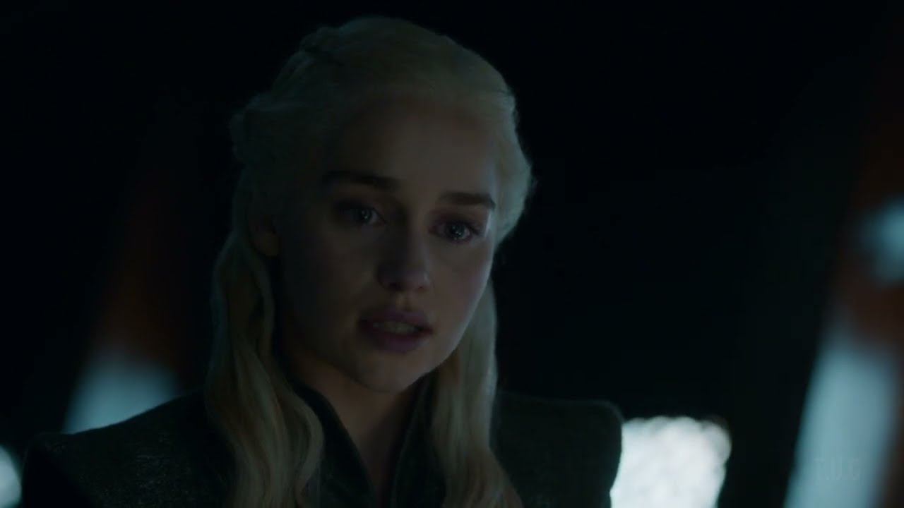 Game Of Thrones 07x06/ Daenerys vê as cicatrizes de Jon Snow, e ele a chama de rainha - DUBLADO/ 4K