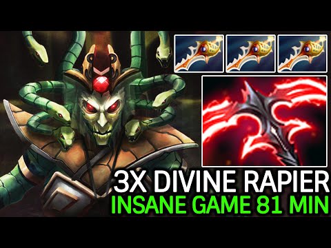 Supreme Medusa 3x Rapier – SATANIC 1v5 Raid Boss Dota 2