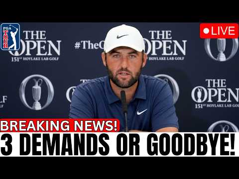 PGA Tour IGNORING Scottie Scheffler's 3 DEMANDS and It's Getting UGLY!