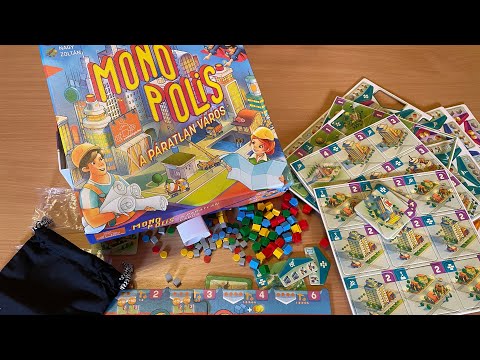 Monopolis társasjáték dobozbontás (Unboxing) - Mit Játsszunk?