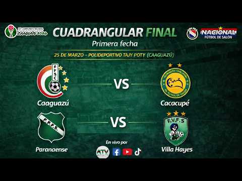 CAAGUAZU VS CAACUPE -- VILLA HAYES VS PARANAENSE