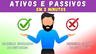Entenda a diferença entre ATIVOS e PASSIVOS em 2 minutos (EDUCAÇÃO FINANCEIRA)