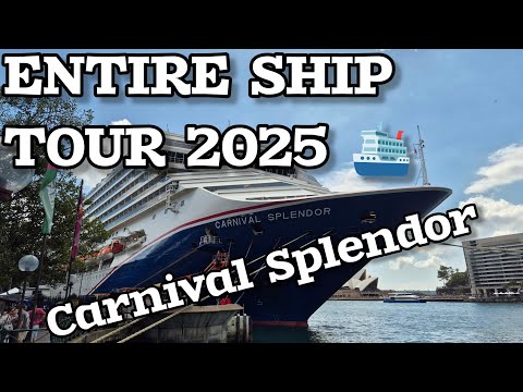 Thumbnail for Carnival Splendor 2025 | Relaxing Walking Tour of the Entire Ship