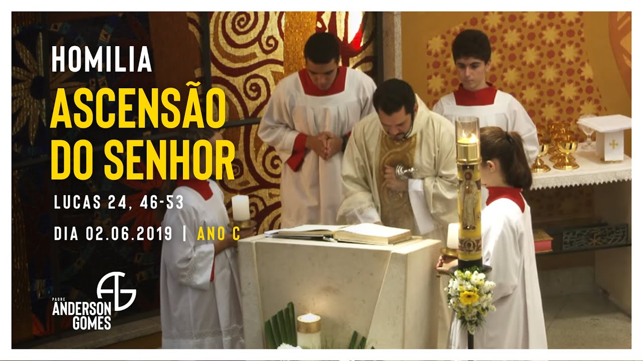 HOMILIA da Ascensão do Senhor (Lc 24, 46-53/Ano C) - 02/06/2019