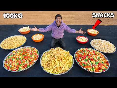 Making 100 KG Fry Snacks | 100 किलो कुरकुरे बना दिए