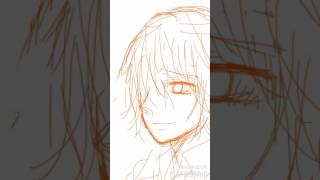 iphoneのアプリだけで男の子描いてみた。