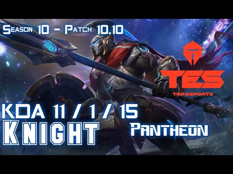 TES Knight PANTHEON vs SYLAS Mid - Patch 10.10 KR Ranked
