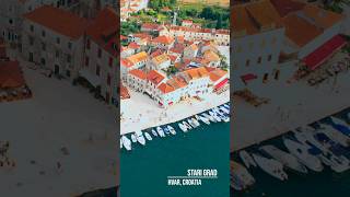 Croatia 😍 #starigrad ⛵#croatia #hvarisland #hvar #hvarcroatia #drone #travel #hrvatska #dji