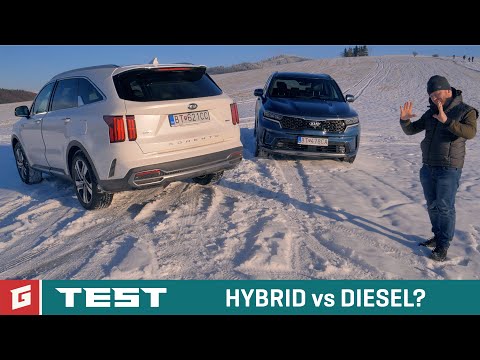 KIA SORENTO 2,2 CRDi 4WD vs 1,6 T-GDi HYBRID 4WD - 2021 - TEST - SUV obrazok