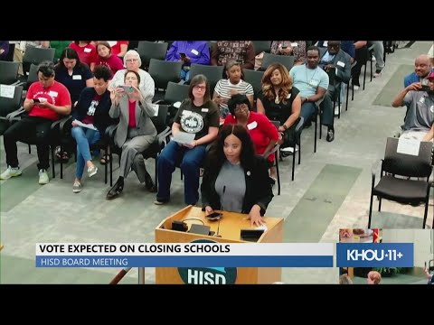 HISD approves plan to close 12 schools, despite public outcry