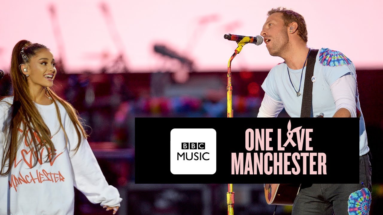 Chris Martin and Ariana Grande - Don't Look Back In Anger (One Love Manchester) thumnail