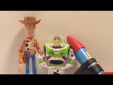 Video Review of Buzz Lightyear and Woody "Rocket Escape Adventure" toys