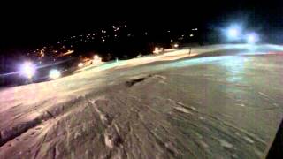 preview picture of video 'Skigebiet Bublava CZ bei Klingenthal , Sport am Abend , kleine Piste Ski fahren'