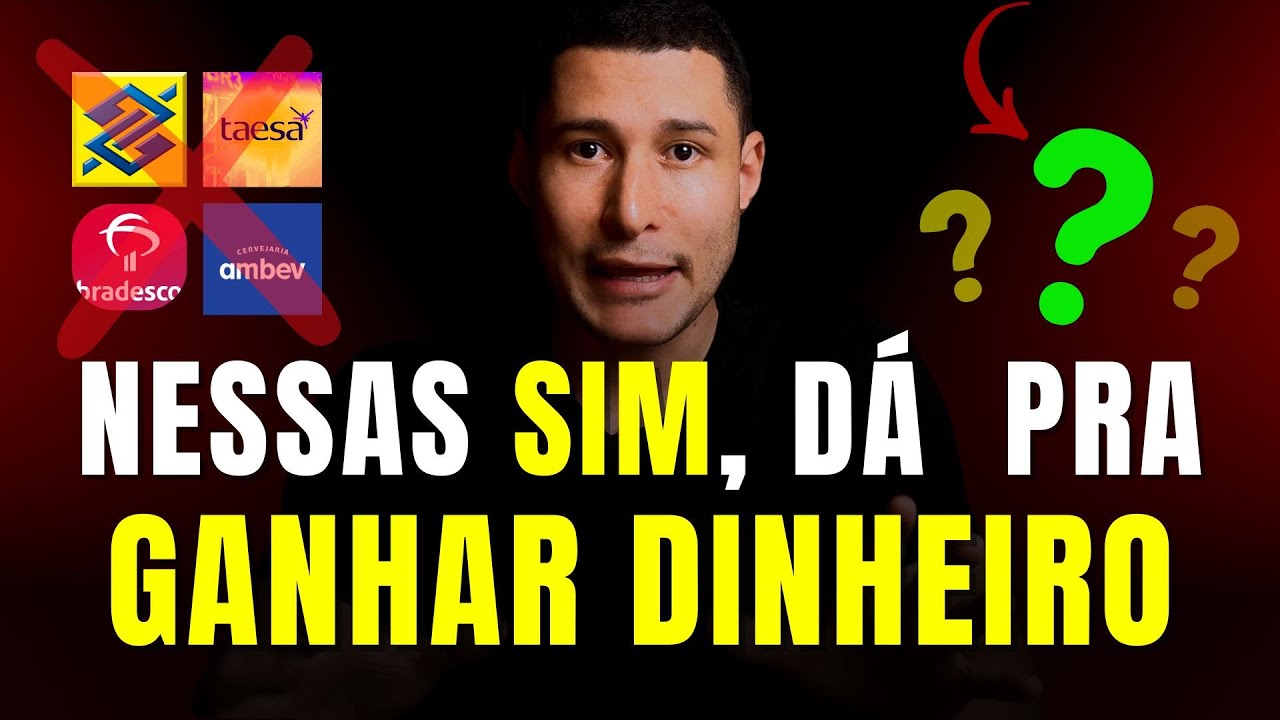 Com essas AÇÕES, SIM, dá pra ganhar dinheiro na Bolsa de Valores?