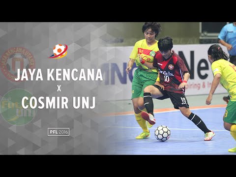 Highlight Semifinal : Jaya Kencana Angels Vs Cosmir UNJ (3) - (1) : Pro Futsal League 2016