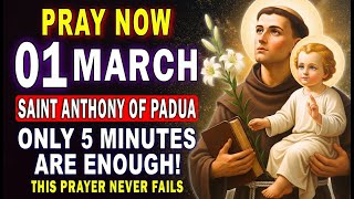 💖POWERFUL PRAYER TO SAINT ANTHONY OF PADUA FOR AN IMMEDIATE MIRACLE 🙏