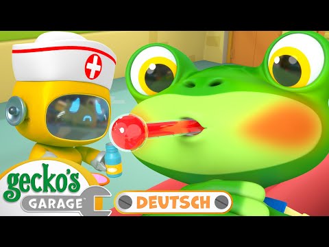 Gecko ist krank | 90-minütige Zusammenstellung｜Geckos Garage Deutsch｜LKW für Kinder 🦎🛠️
