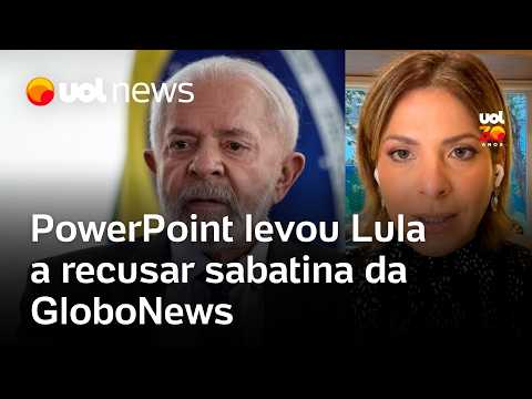 Daniela Lima: Lula deixou de ir à sabatina da GloboNews por causa do episódio do PowerPoint
