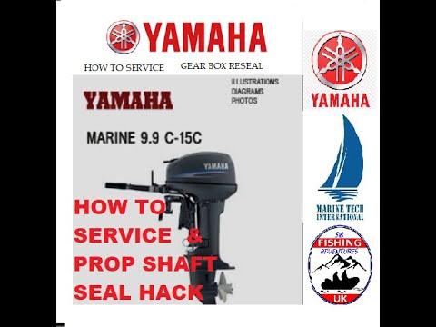 yamaha 9.9/15hp full service & prop shaft seals replacement hack