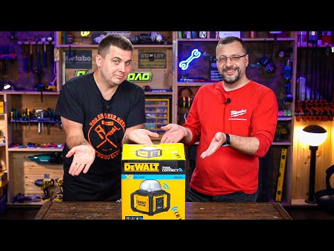 Фонарь светодиодный аккумуляторный DeWALT DCL074, яркий и мощный