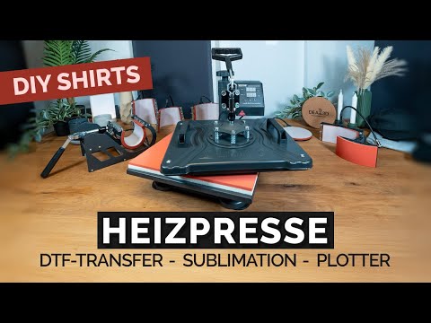 Günstige VEVOR Heizpresse - T-Shirts & Caps selber bedrucken/pressen Test/Review