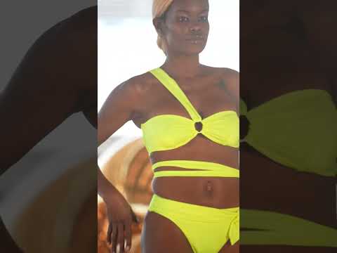 beautiful girl model Miami swim week bikini runway Flying Solo Pérez Art Museum fashion show resort