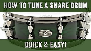 How To Tune A Snare Drum EASY & QUICK  (Original 2011 Video)