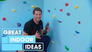 kids' corner: climbing wall  (Better Homes &amp; Gardens)