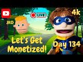 JRD LIVE Road To 4K Day 134 Watch Time 3 124 Hours