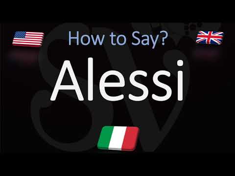 How to Pronounce Alessi? (CORRECTLY)