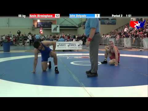 Kevin Birmingham vs. John Delgado at 2013 ASICS University Nationals - FS