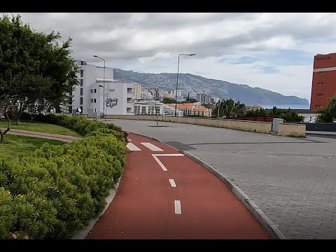 Madeira Cycling: Estrada Monumental into Funchal. 4K
