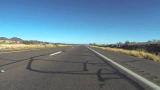 preview picture of video 'Interstate 8 drive east from Sentinel, Arizona, Agua Caliente to Paloma Road, 31 Oct 2013, GP047924'
