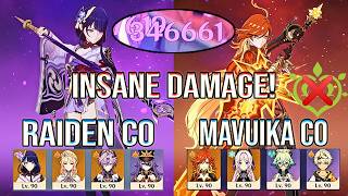 Without Dendro!? 💀 Raiden & Mavuika DESTROY Spiral Abyss 12 | Genshin Impact