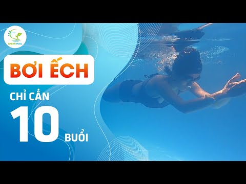 Lớp Học Bơi Ếch Cơ Bản - Học viên tốt nghiệp sau 10 buổi học bơi - Green Pool 20 Thụy Khuê