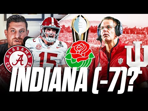 PICKING Alabama vs Indiana in the Rose Bowl | Can Crimson Tide BEAT Hoosiers in CFP Quarterfinals?
