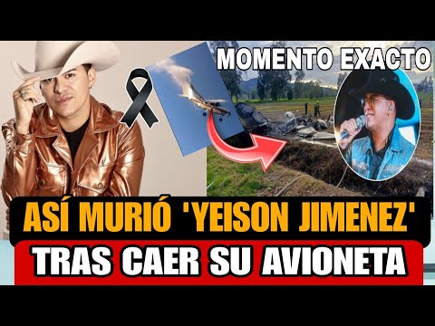 This is how Yeison Jimenez, Colombian singer, died. Video of the moment Yeison Jimenez died.