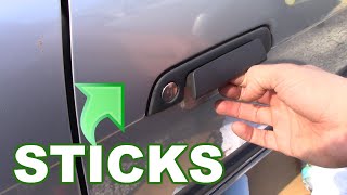 How to Fix BMW E36 Outside Door Handle At NO Cost ($0)