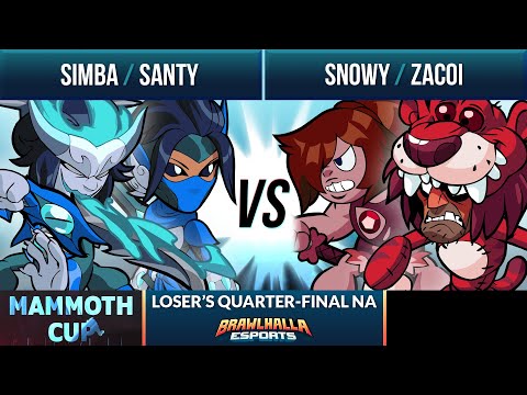 Simba & Santy vs Snowy & Zacoi - Loser's Quarter-Final - Mammoth Cup 2020 - 2v2 NA