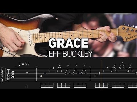 Jeff Buckley - Grace (Guitar lesson with TAB)