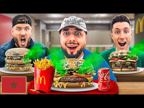 I'M TESTING MCDONALD'S IN MOROCCO WITH STANNI & ICRIMAX!! (Stomach ache)