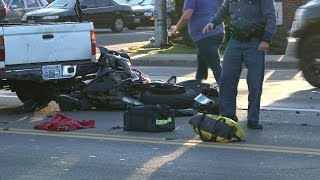 preview picture of video 'Injury Motorcycle vs Truck Accident 132nd Street East & Meridian Puyallup WA'