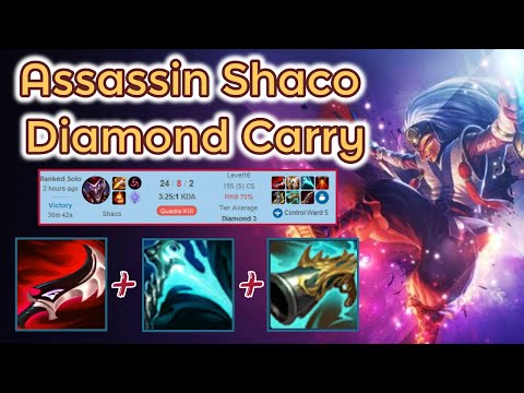 Assassin Shaco carrying Diamond Season 11 ;) [League of Legends] Full Gameplay - Infernal Shaco