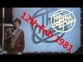 Top Of The Pops Chart Rundown 12th February 1981 Richard Skinner