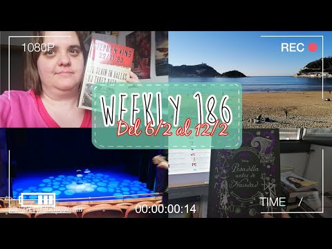 WEEKLY 186 || Del 6 al 12 de Febrero ️|| San Sebastián, monólogo ÁNGEL MARTÍN, libros y más